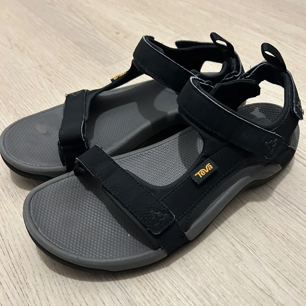 Teva Terra Fi 5 Universal Mens Sandals Black Grey Sport Hiking 1110392 Size 11